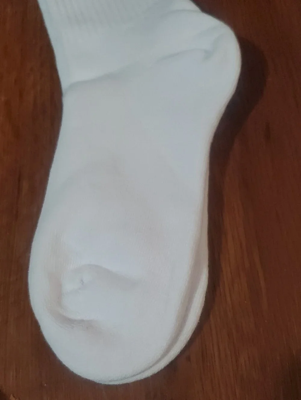 lululemon athletica White Crew Socks with Green and Teal Logo Accents